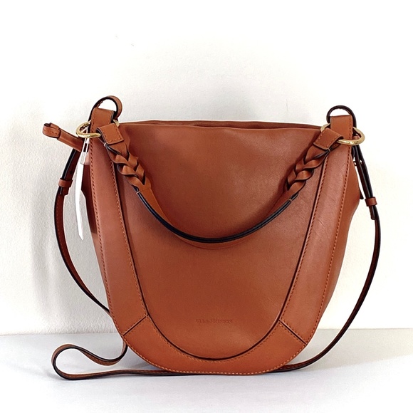 Ulla Johnson Hilma Top-Handle Leather Bucket Bag in Sienna Brown - Picture 16 of 16